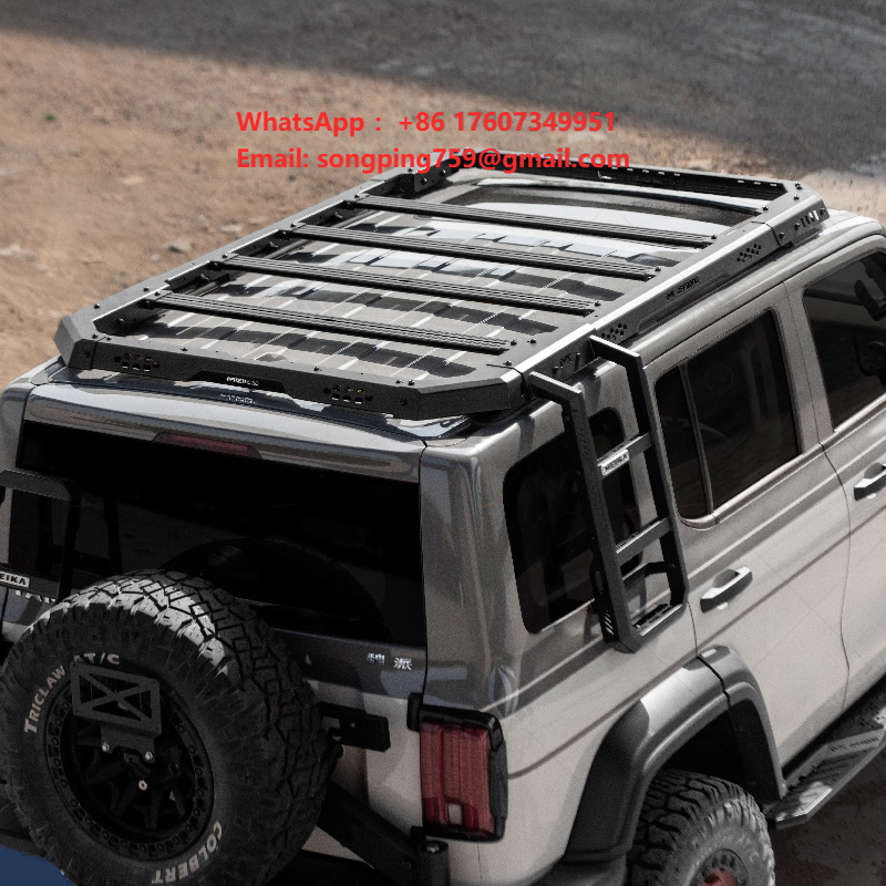 Car Accessories Roof Rack - Neues Design Aluminium Explorer Dachgepäckträger Gepäck-Transportplattform