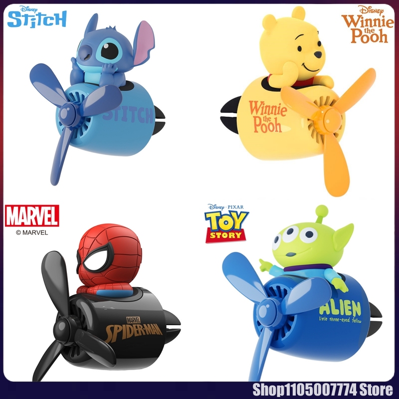 Car Accessories For Interior - Stich Spiderman Alien Charaktere Auto montiert