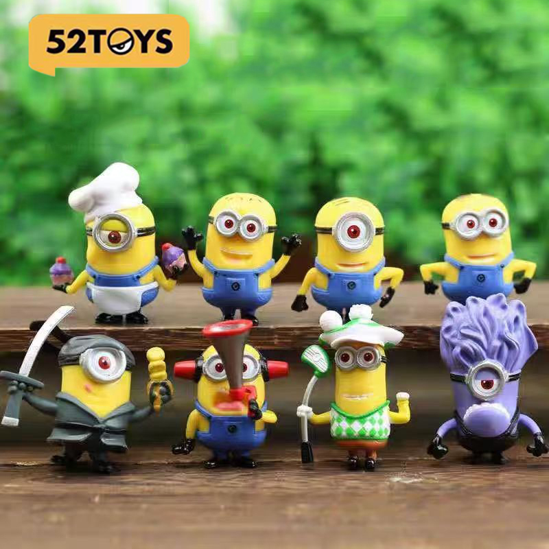 Car Accessories Walmart - 8 Stück/1 Set 52TOYS Minions Cartoon