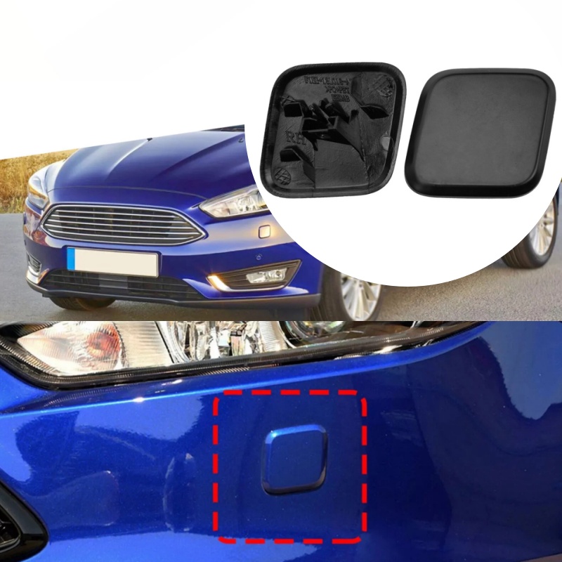 Car Accessories Uk - 2er-Set Scheinwerferwaschdüsen-Abdeckkappen links rechts für Ford