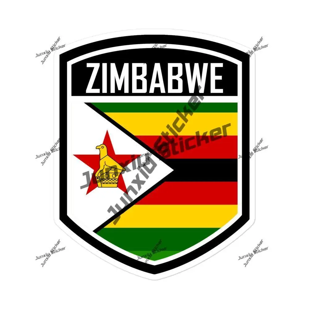 Car Accessories Zimbabwe - Simbabwe Aufkleber Simbabwe Flagge Emblem Aufkleber