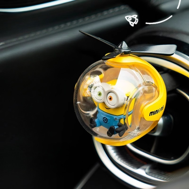 Car Accessories For Interior - Minions Auto-Lufterfrischer, Niedlicher Cartoon-Duftclip für die