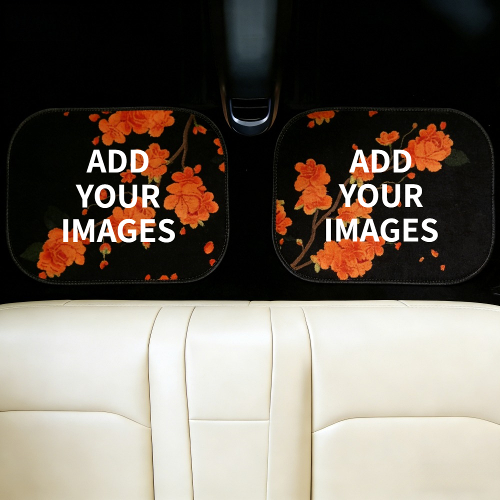 Car Accessories For Interior - 1 Satz/2 Sätze maßgeschneiderte Auto-Fußmatten mit