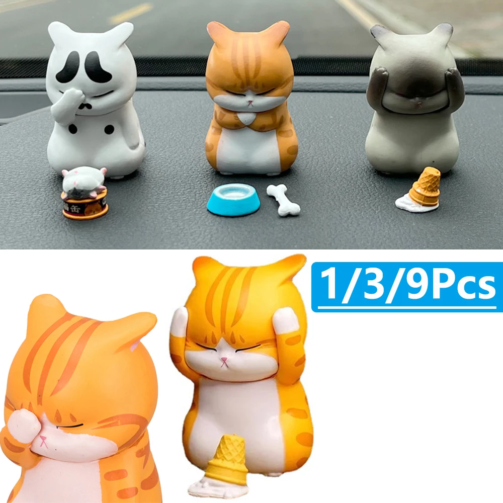 Car Accessories Walmart - 1/9 Kawaii Katze Puppe Ornamente Figuren