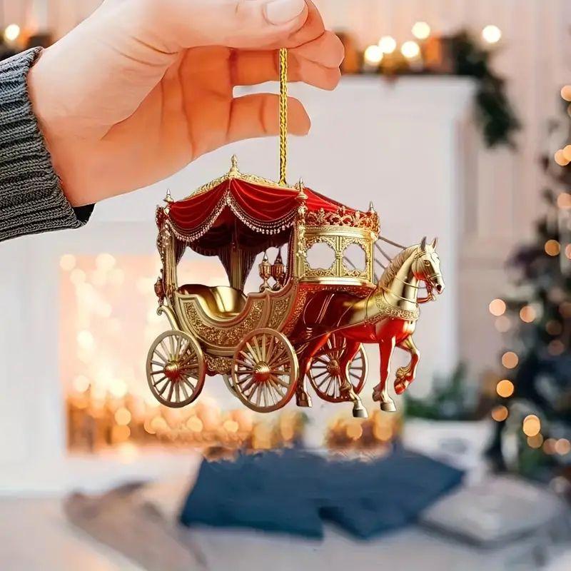 Car Accessories Walmart - 1Pcs Wagen Weihnachten Ornament Pferd Mit