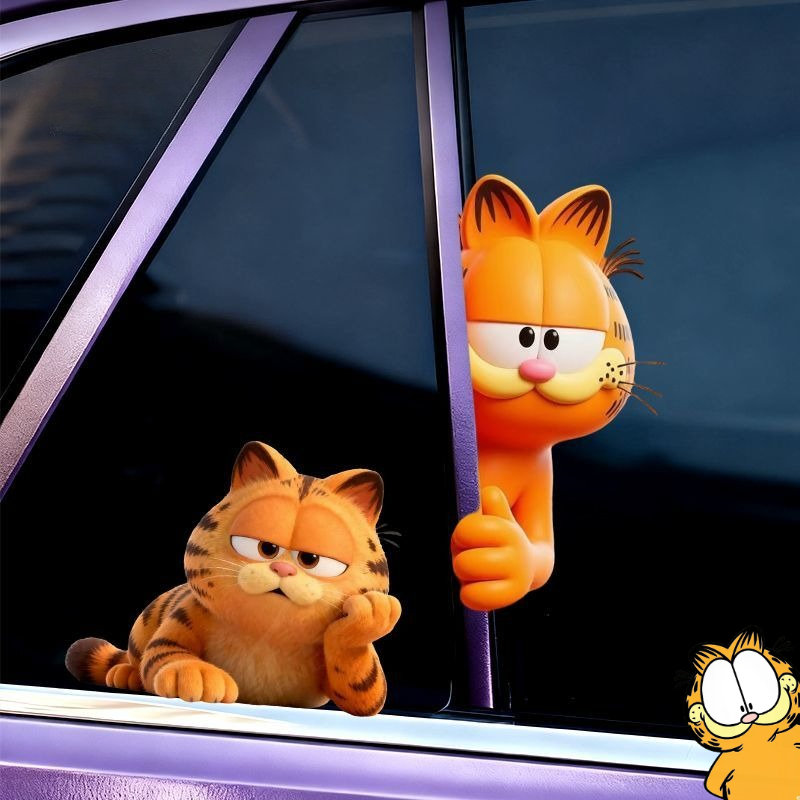 Car Accessories Wholesale - Garfield Anime Cartoon Niedliche Lustige Sticker