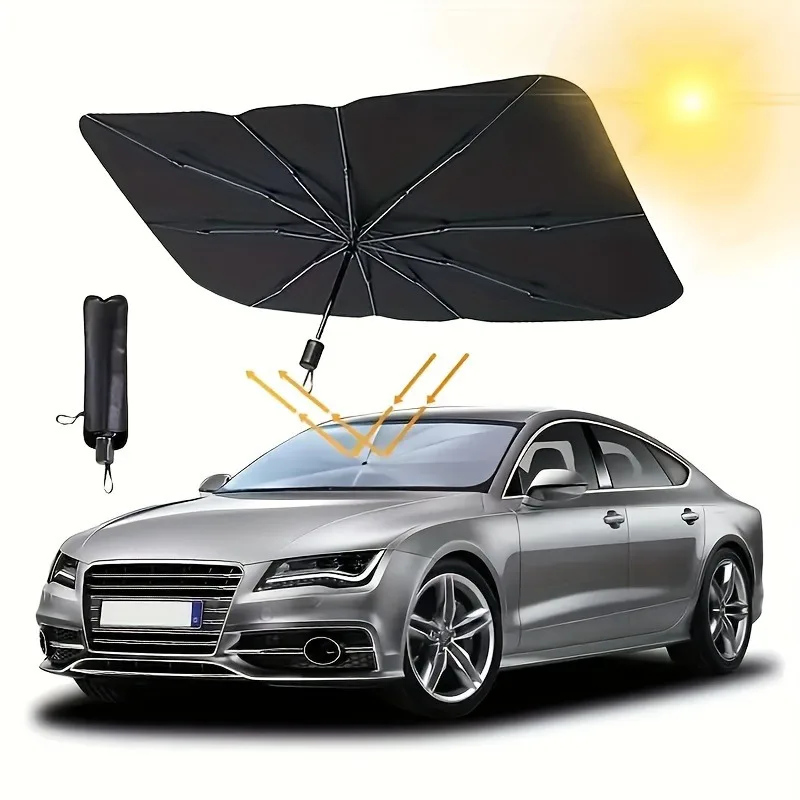 Car Accessories For Interior - Auto-Sonnenschutz Parasol Frontscheiben-Sonnenschutzabdeckung Sonnenschutz Innen-Windschutzscheiben-Schutz Zubehör