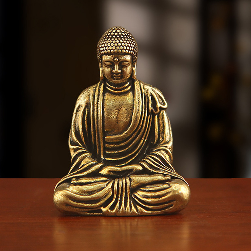 Car Accessories Walmart - Mini Messing Tathagata Buddha Statue Buddhistisches