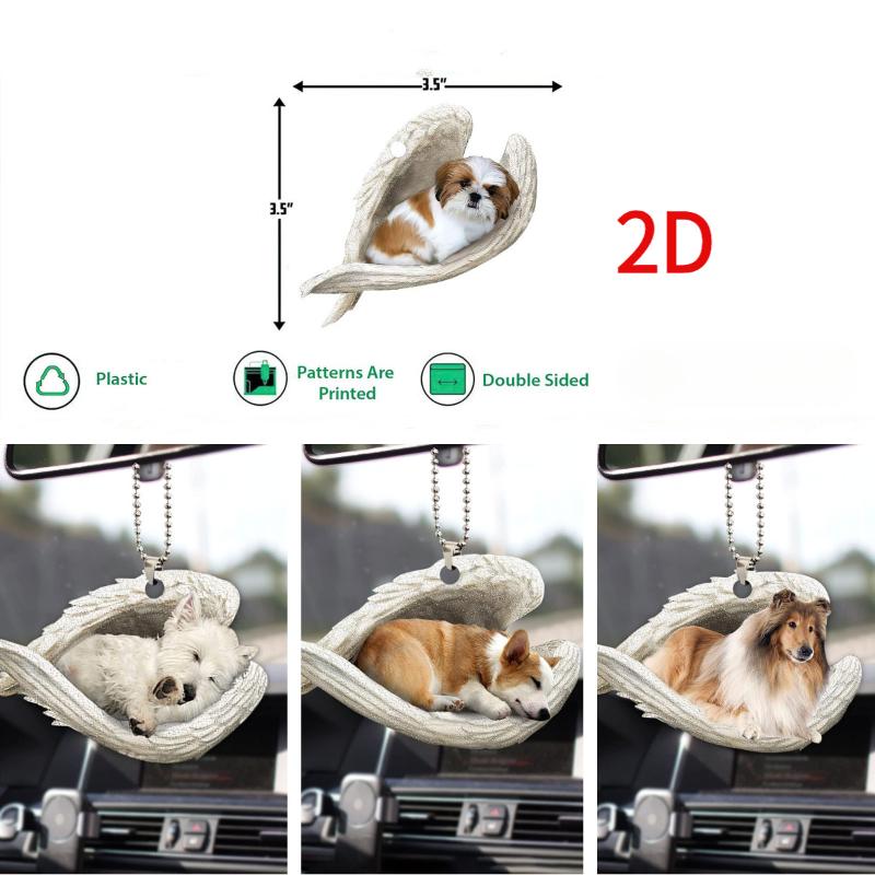 Kreativer schlafender Engelsfl – Car Accessories Mirror Hanging Bewertung und Preis