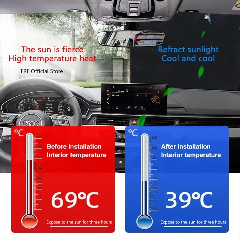 Vollständige Abdeckung Sonnens – Car Accessories Xmas Bewertung und Preis