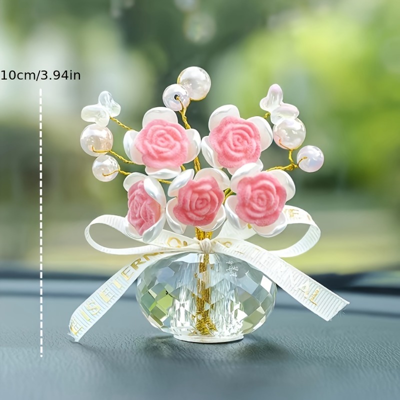 1 x Kristallglas-Rosen-Armatur – Car Accessories Walmart Bewertung und Preis