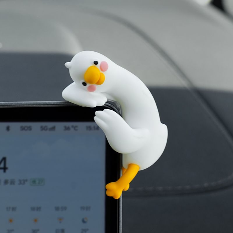 Niedliche Cartoon Weiße Ente A – Car Accessories For Interior Bewertung und Preis