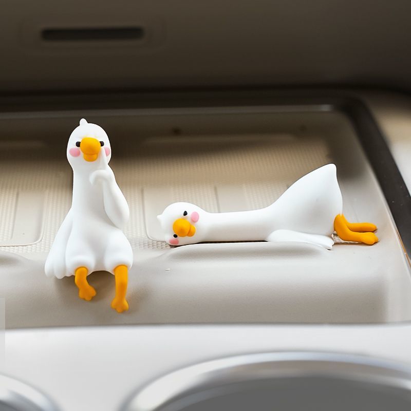 Niedliche Cartoon Weiße Ente A – Car Accessories For Interior Bewertung und Preis
