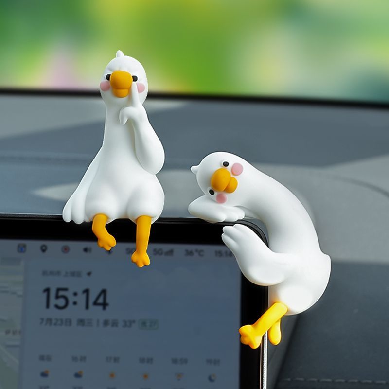 Niedliche Cartoon Weiße Ente A – Car Accessories For Interior Bewertung und Preis
