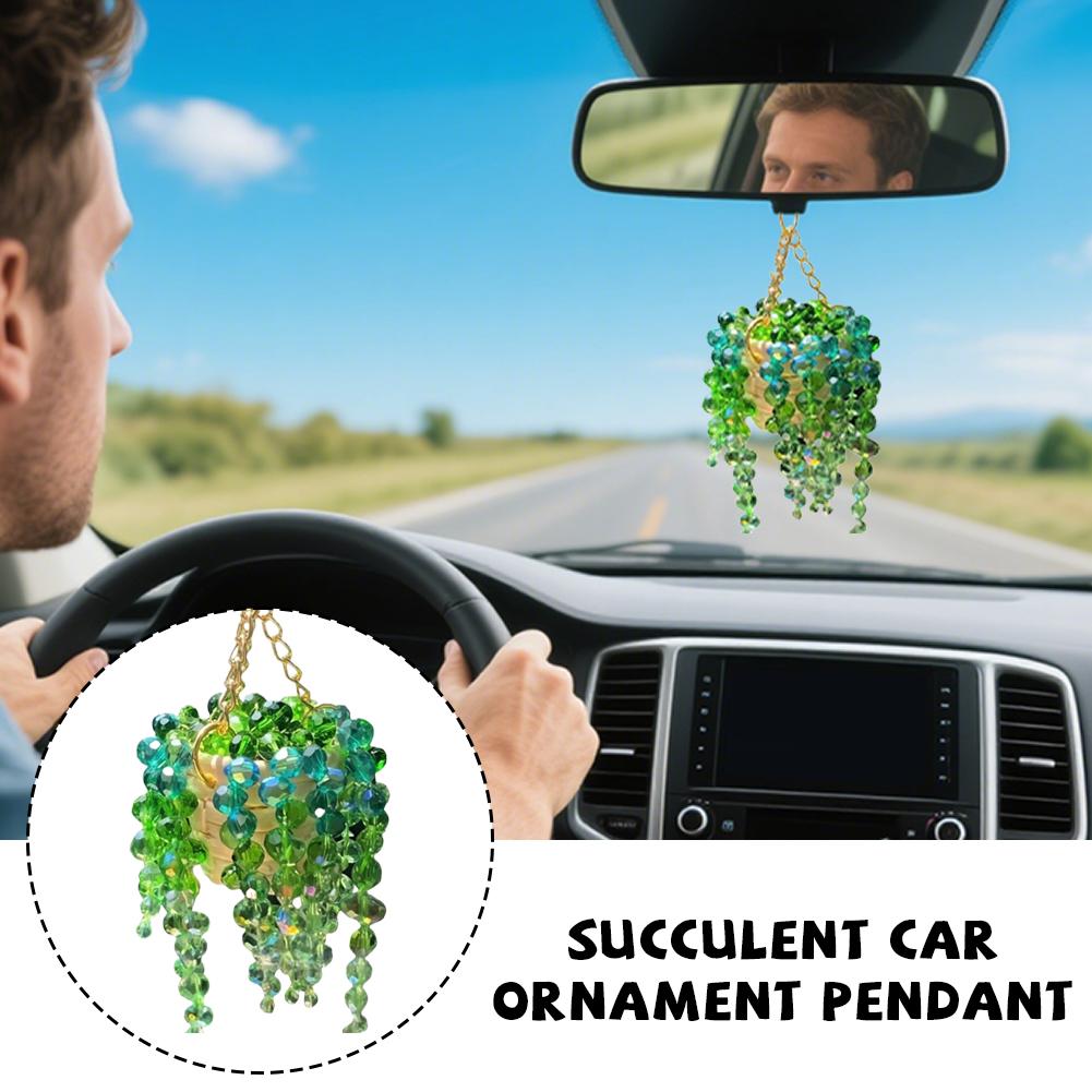 Handgefertigter Kristallperlen – Car Accessories Mirror Hanging Bewertung und Preis