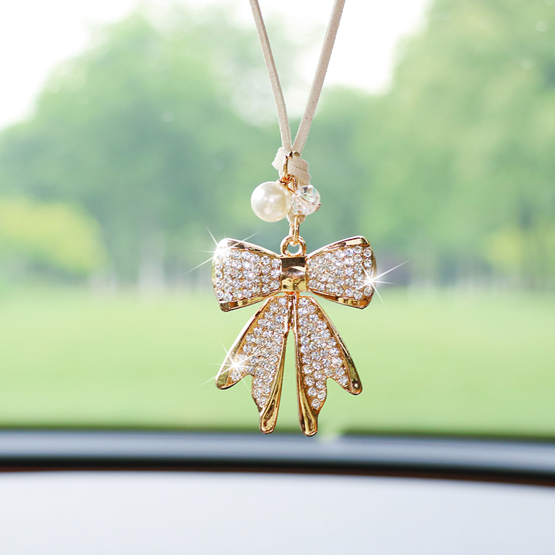 Modischer Diamantbesetzter Fli – Car Accessories Mirror Hanging Bewertung und Preis